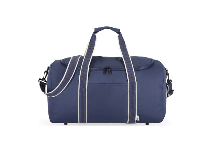 Sac de sport en PET recyclé personnalisé Koli Bleu foncé
